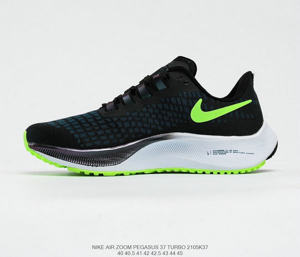 特價下殺 Nike Zoom Pegasus 37 登月37 透氣 緩震 疾速 馬拉松 跑鞋 男鞋 藍熒光綠